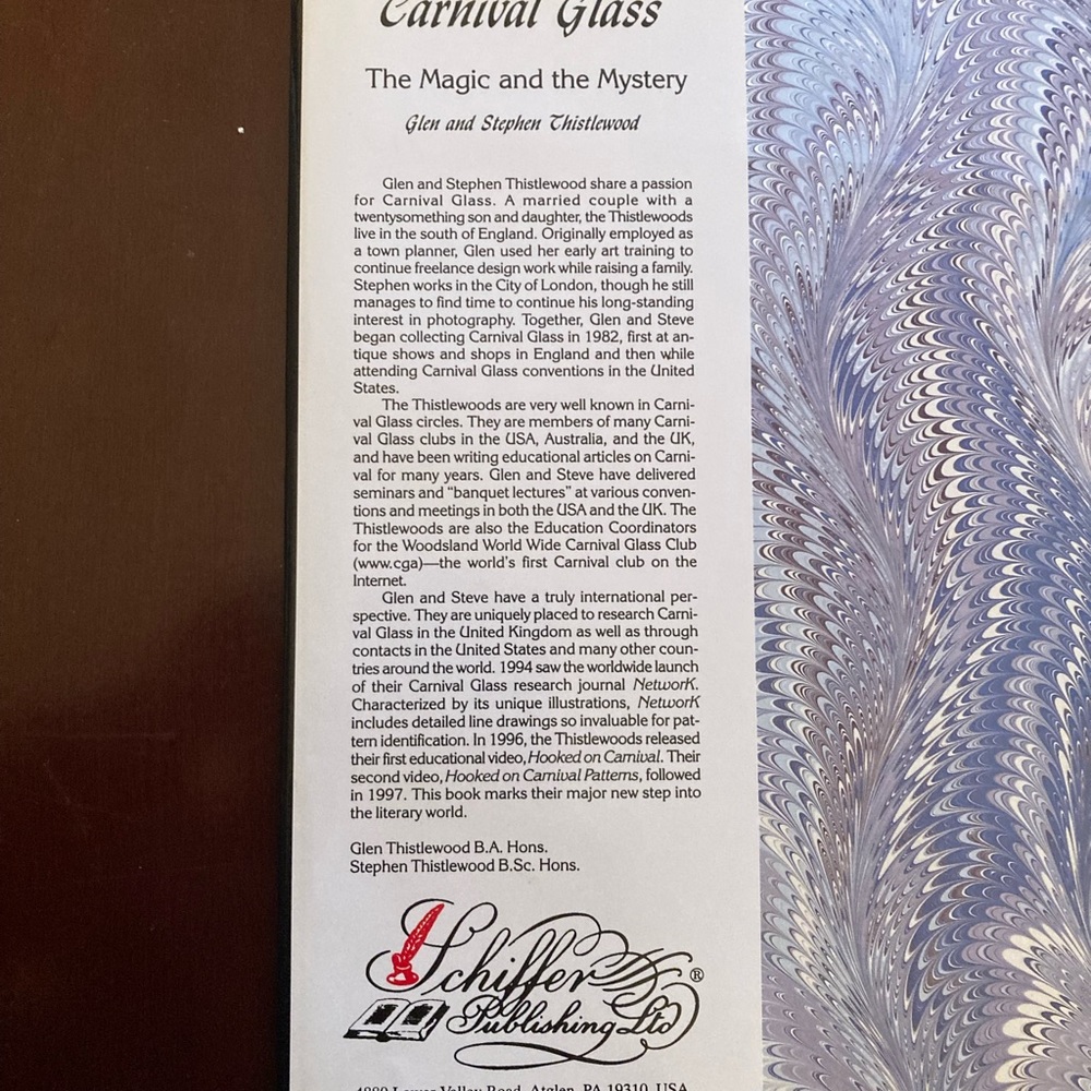 Carnival Glass - The Magic and the Mystery by Thistlewood - Hardback 1998 - Picture 2 of 13